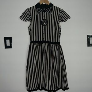 Sourpuss Spider Web mini dress size small